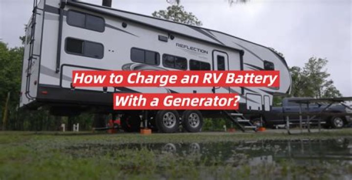 Does a generator charge a trailer battery?