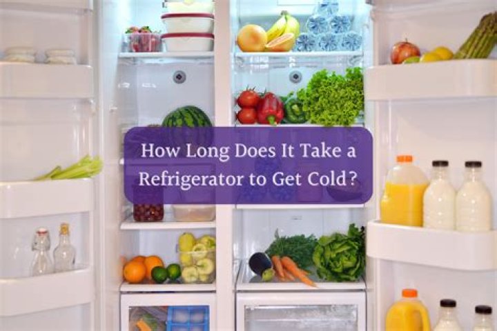 How long does it take for a Norcold RV refrigerator to get cold?