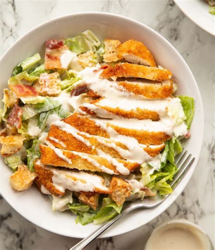 Is Mcdonalds chicken Caesar salad healthy?