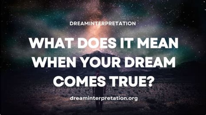 What do you say when something is a dream come true?