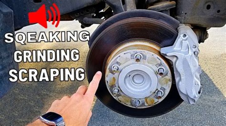 What does it mean if I hear scraping When I brake?