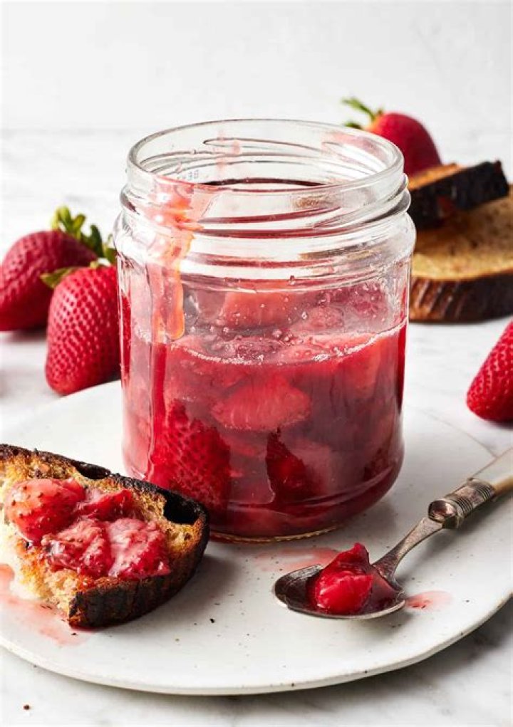 What is strawberry syrup made of?
