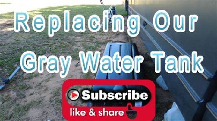 Where is the gray water tank?