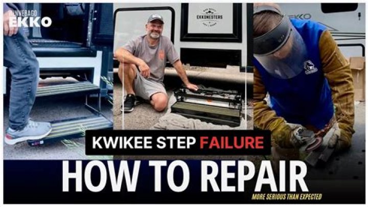 Why are the steps on my Kwikee not working?